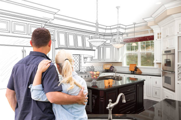 Professional Cabinet Installation technician working in Montgomery, OH